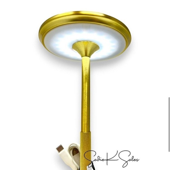 Hearth & Hand with Magnolia Wireless LED Tabletop Lamp Rechargeable Gold NWT - Picture 10 of 10